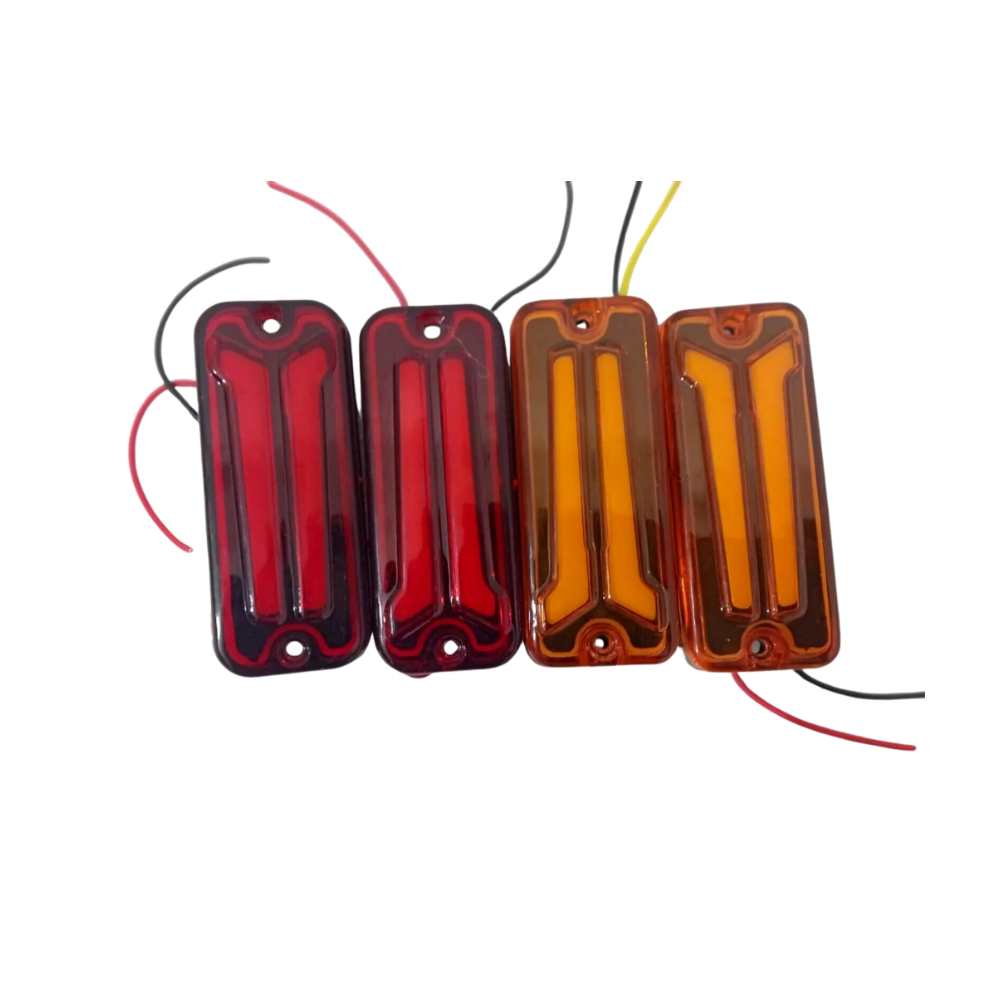 Fits Suzuki Samurai SJ410 SJ413 LED Light Front & Rear Side Indicators Set