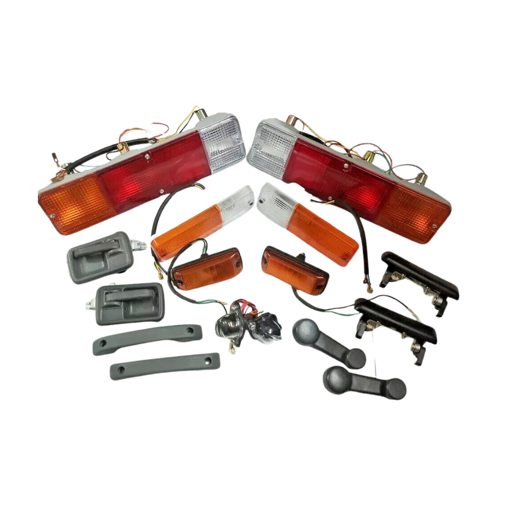 Fits Suzuki Samurai Sierra SJ410 413 Jimny Gypsy Lights and Handles Set