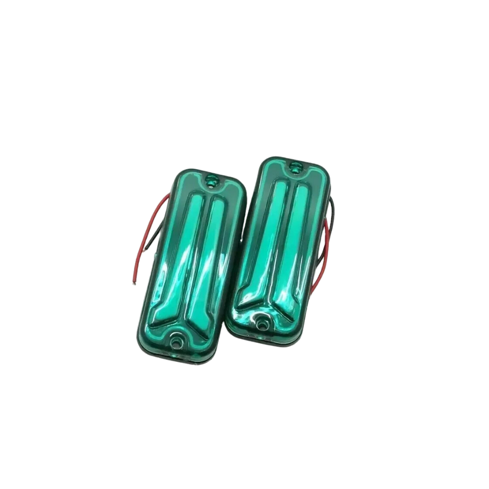 Fits Suzuki Gypsy SJ410 SJ413 Front & Rear Indicators LED Light Green Set