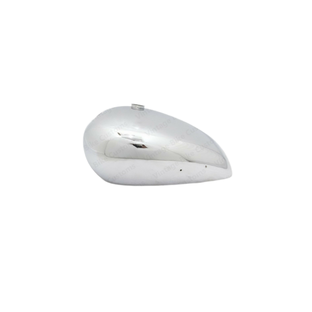 Gas Tank For Triumph 3Hw +Out Air Cleaner Cutaway In Chrome