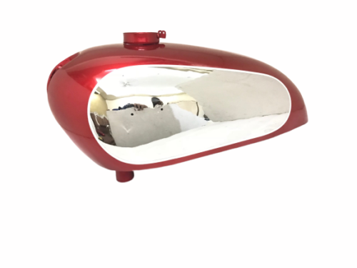 Gas Tank For Matchless G12 Competition In Cherry Paint & Chrome