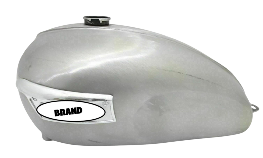 Gas Tank For Triumph T120 Raw With Badges (Fuel Tank)