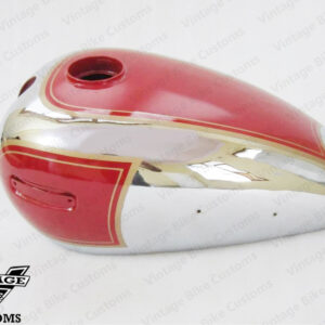 Gas Tank For Ariel 500Cc In Red Paint And Chrome (Fuel Tank)