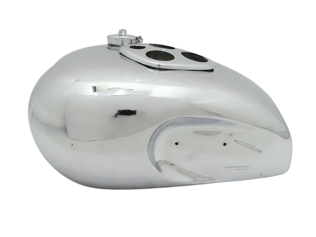 Gas  Tank For Triumph T90 5T Speed Twin 1948 In Chromed With Cap