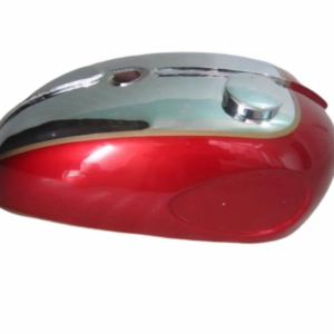 Gas Tank For Bsa A75 Mark 2 In Cherry Paint And Chrome With Cap (Fuel Tank)