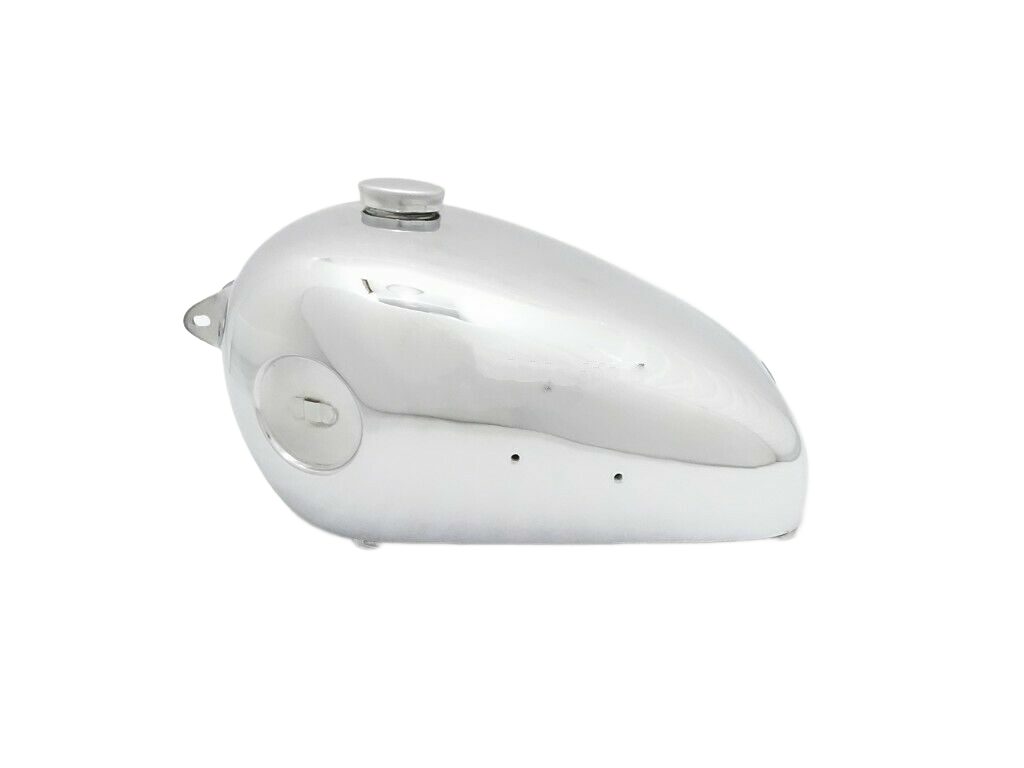 Gas Tank For Bsa B31 B33 Plunger Model In Chrome And Fuel Cap