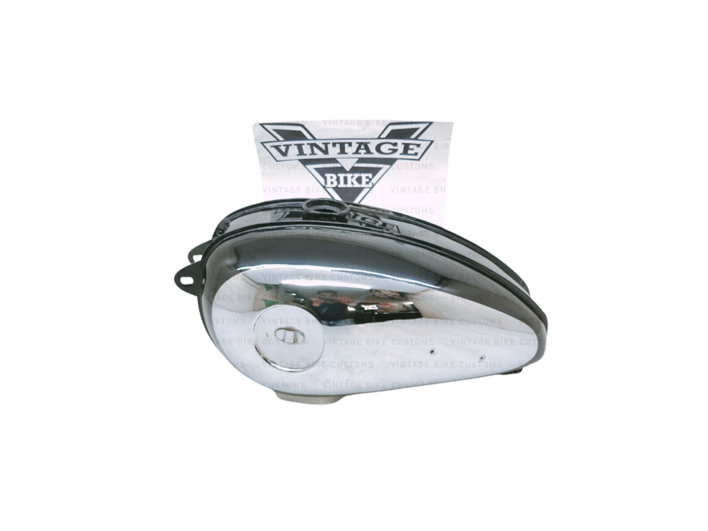 Gas Tank For Bsa C11G C12 Chrome And Black Painted