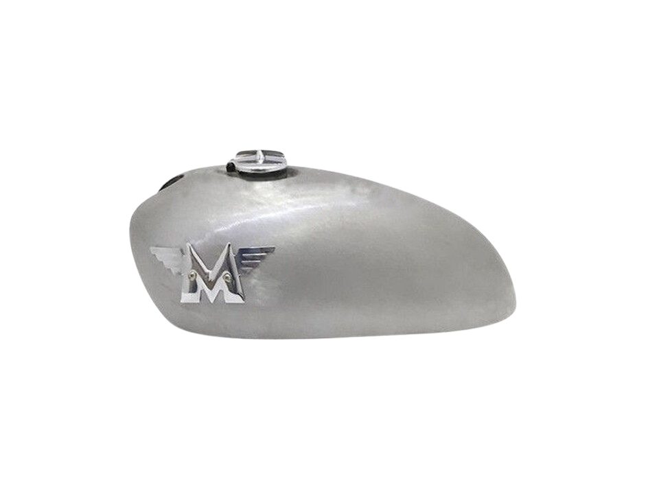 Gas Tank For Matchless G3L Trial Series In Raw With Fuel Cap & Badges