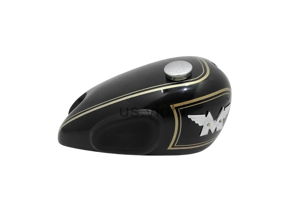 Gas Tank For Matchless (Single Cylinder) In Black Paint With Cap (Fuel Tank)