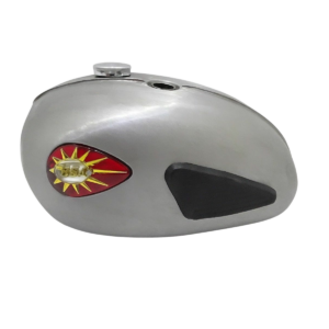 Gas Tank For Bsa A65 Thunderbolt Single Carb In Raw With Badges ,Knee Pads, Cap
