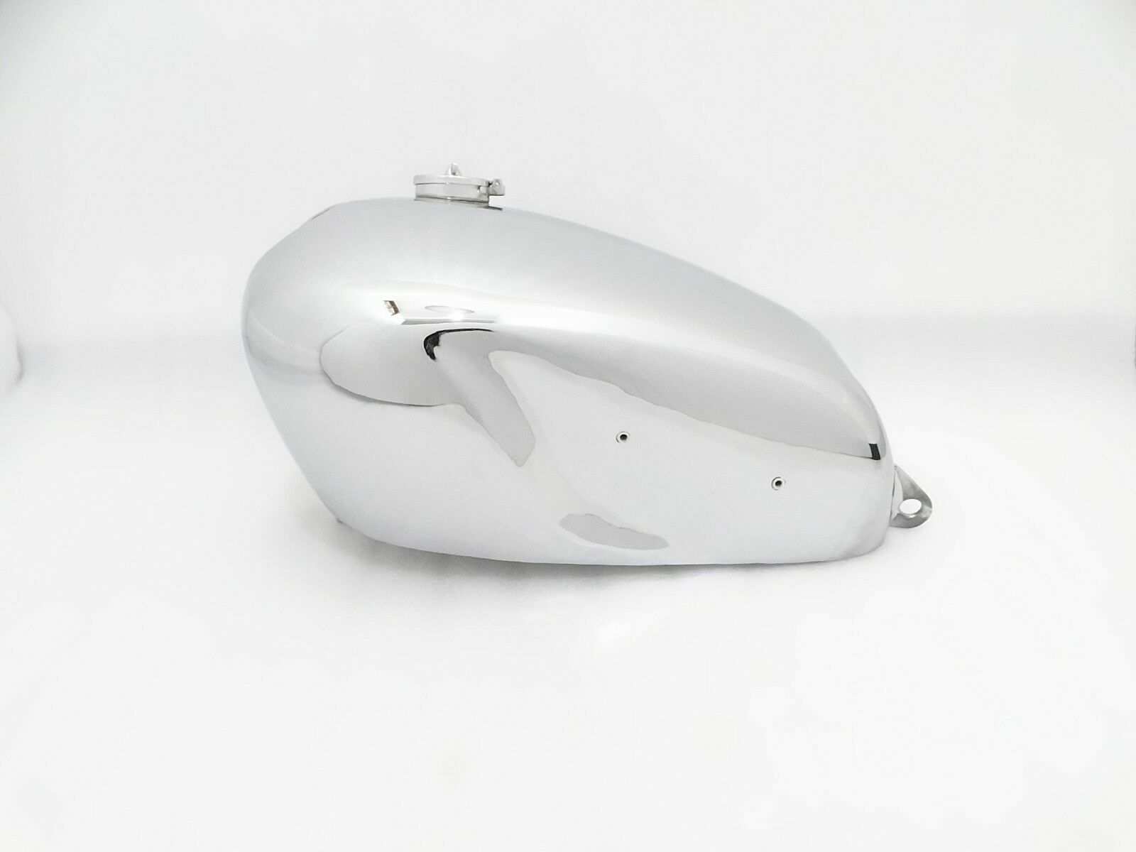 Gas Tank For Norton Dominator Model 7 Chrome + Cap (No Gauge)