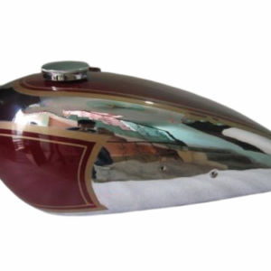 Gas Tank For Bsa C10 C11 Cherry Paint & Chromed