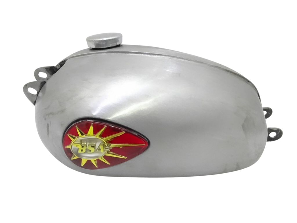 Gas Tank For Bsa Bantam D7 1965 In Raw With Badges & Cap