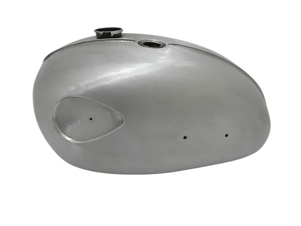Gas Tank For Bsa A65 Thunder Bolt Lightning Dual Carb In Raw (Fuel Tank)