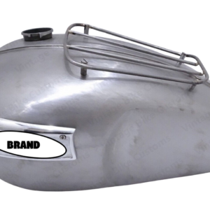 Gas Tank For Triumph T120 Bonneville 3.5 Gal With Parcel Rack & Badge