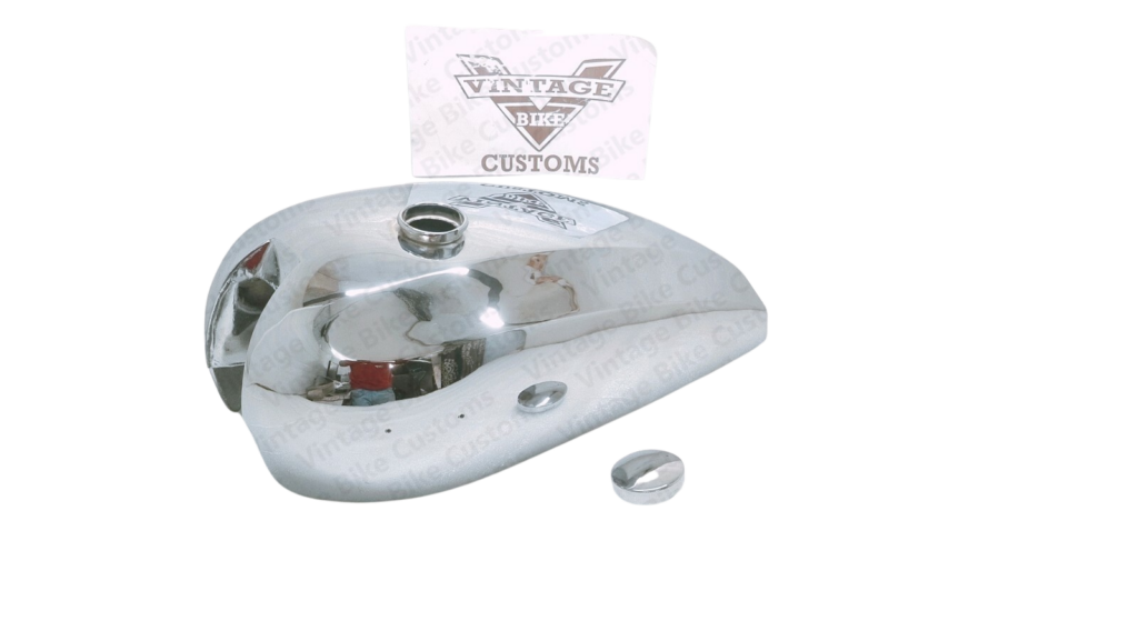 Gas Tank For Norton Dominator Model 88 99 Wideline In Chrome With Cap