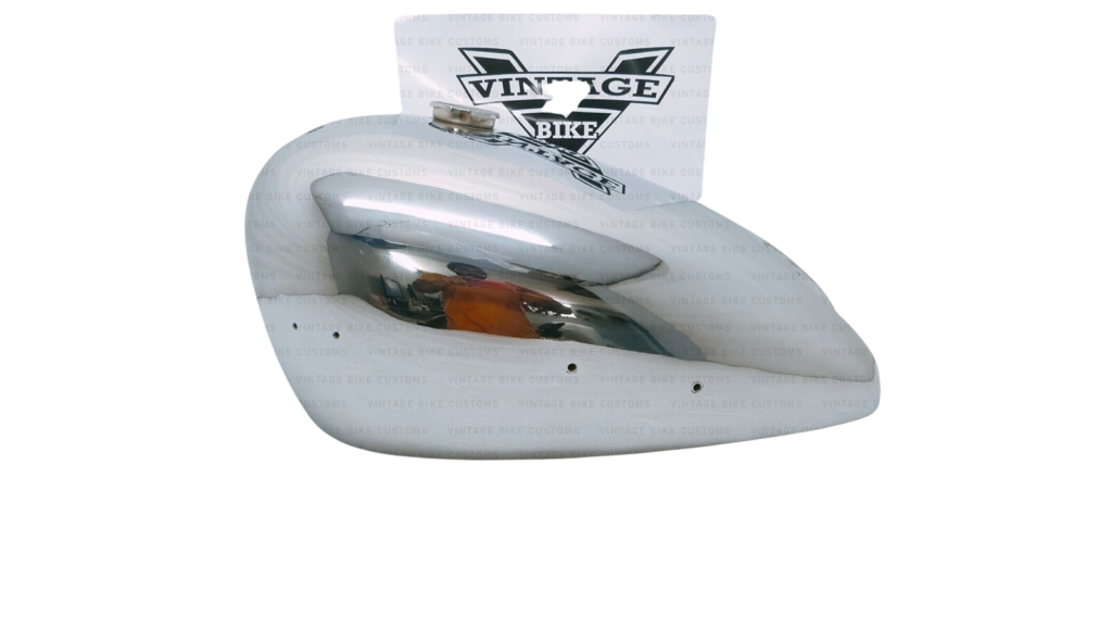 Gas Tank For Matchless Amc Twin G9 G12 In Chromed With Cap