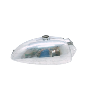 Gas Tank For Royal Enfield Bsa Trials Alloy 1.5 Gallon in Polished (Fuel Tank)