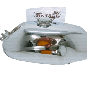 Gas Tank For Moto Guzzi Le Mans Lemans Mk 2 In Chromed With Cap (Fuel Tank)