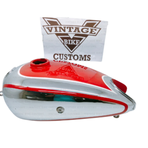 Gas Tank For Horex Regina (Small Version) In Red Paint Chrome