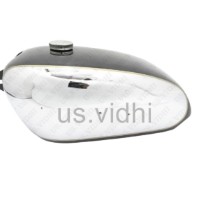 Gas Tank For Bsa Golden Flash In Black Paint & Chrome With Cap