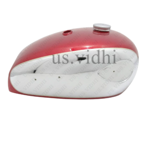 Gas Tank For Bsa A7 A10 Super Rocket Cherry Paint Chrome +Cap