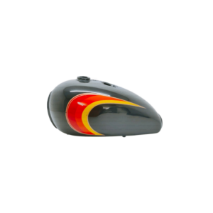 Gas Tank For Triumph T140 British Bonneville In Black Paint
