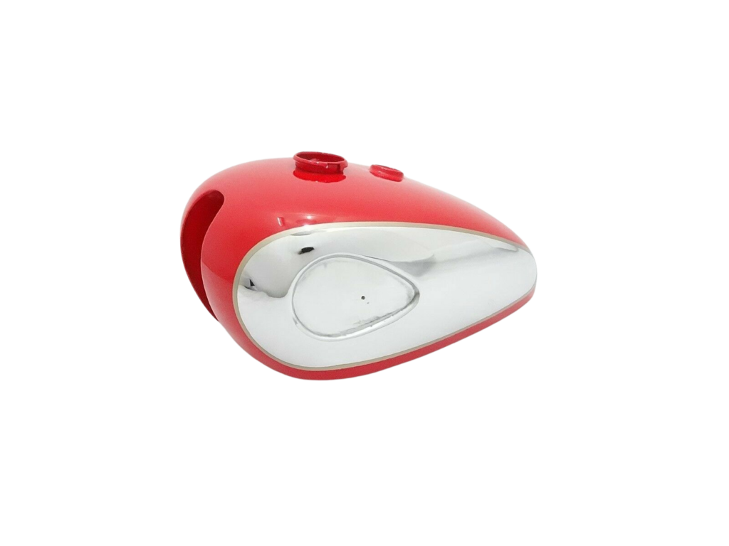 Gas Tank For Bsa Goldstar Scrambles Catalina 2 Gal In Red Paint Chrome