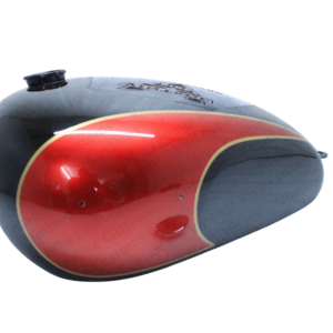 Gas Tank For Triumph T150 Trident In Cherry & Black Paint With Cap