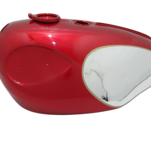 Gas Tank For Bsa A65 Spitfire Fire Bird 1960 In Cherry Paint & Chrome