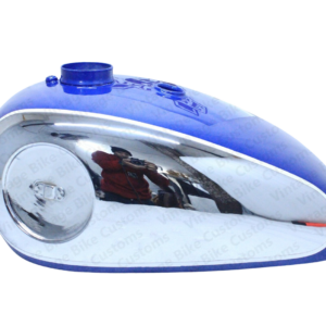 Gas Tank For Bsa Gold Star Scramble Catalina 2 Gallon In Blue & Chrome