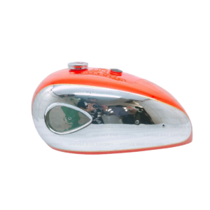Gas Tank For Bsa A7 A10 Super Rocket in Red Paint & Chrome with Cap (Fuel Tank)